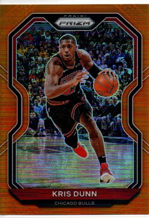 KRIS DUNN 2020-21 PANINI PRIZM ORANGE PRIZMS #D 7/299
