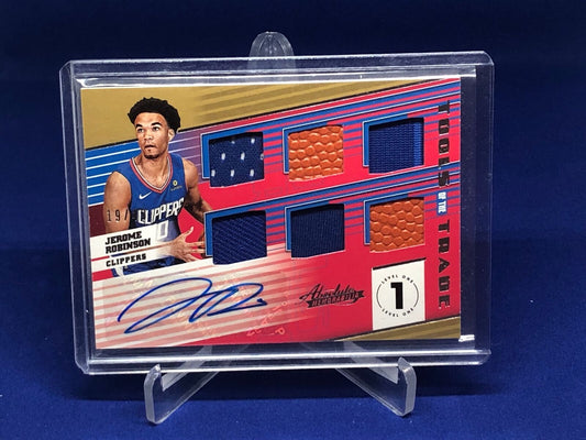 JEROME ROBINSON 2018-19 PANINI ABSOLUTE TOOLS OF TRADE PATCH AUTO RC #D 19/49