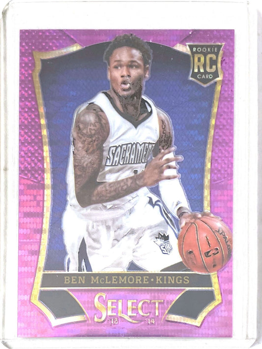 BEN MCLEMORE 2013-14 PANINI SELECT PURPLE PULSAR PRIZM ROOKIE RC #D /99
