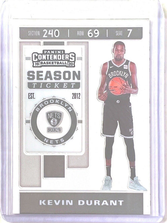 KEVIN DURANT 2019-20 PANINI CONTENDERS PREMIUM SEASON TICKET #57