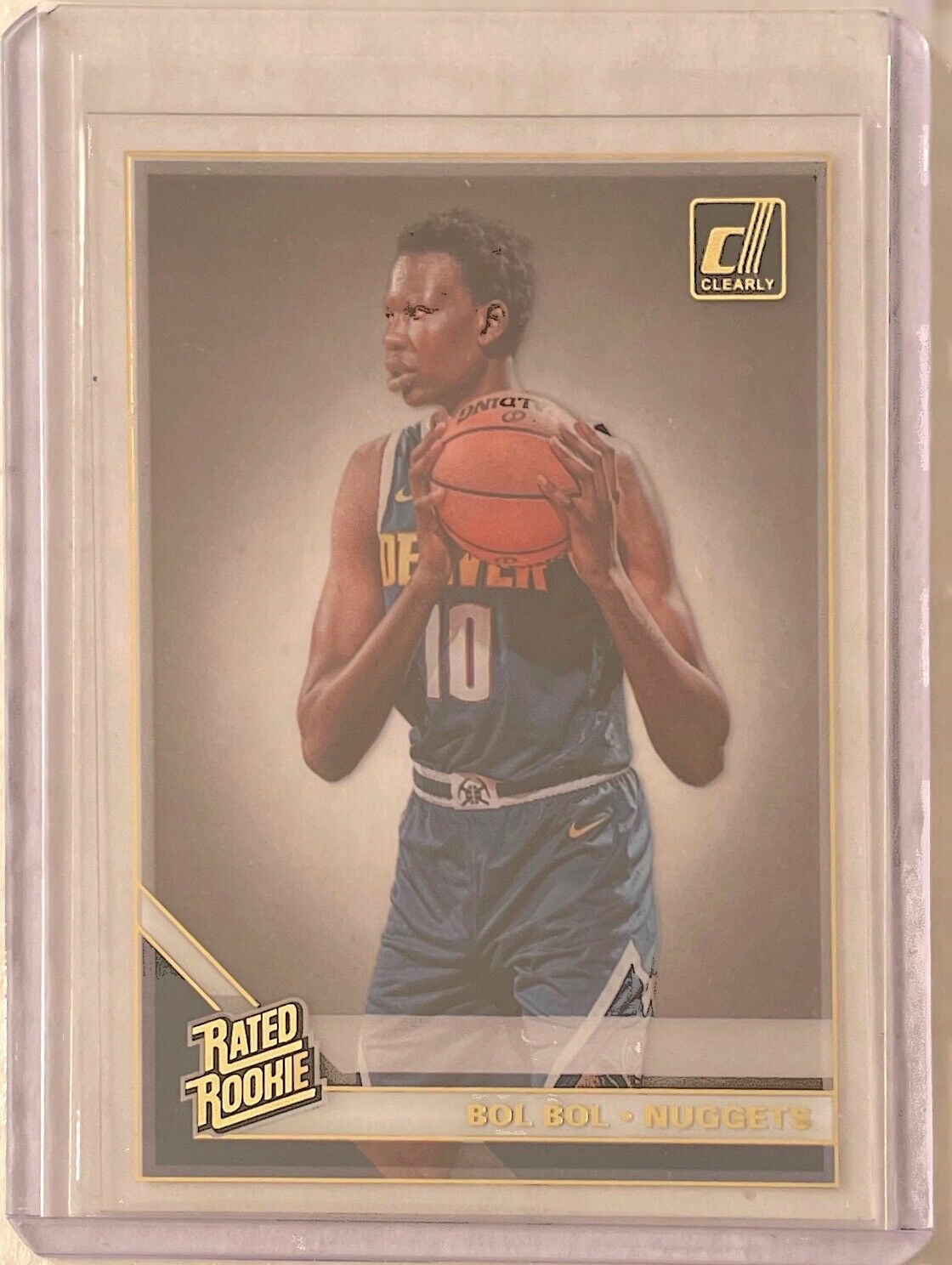 BOL BOL 2019-20 PANINI CLEARLY DONRUSS RATED ROOKIE GOLD ROOKIE RC #84