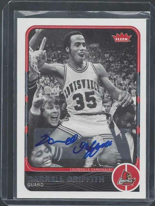DARRELL GRIFFITH 2011-12 FLEER RETRO UPPER DECK SSP LOUISVILLE RARE AUTO #48