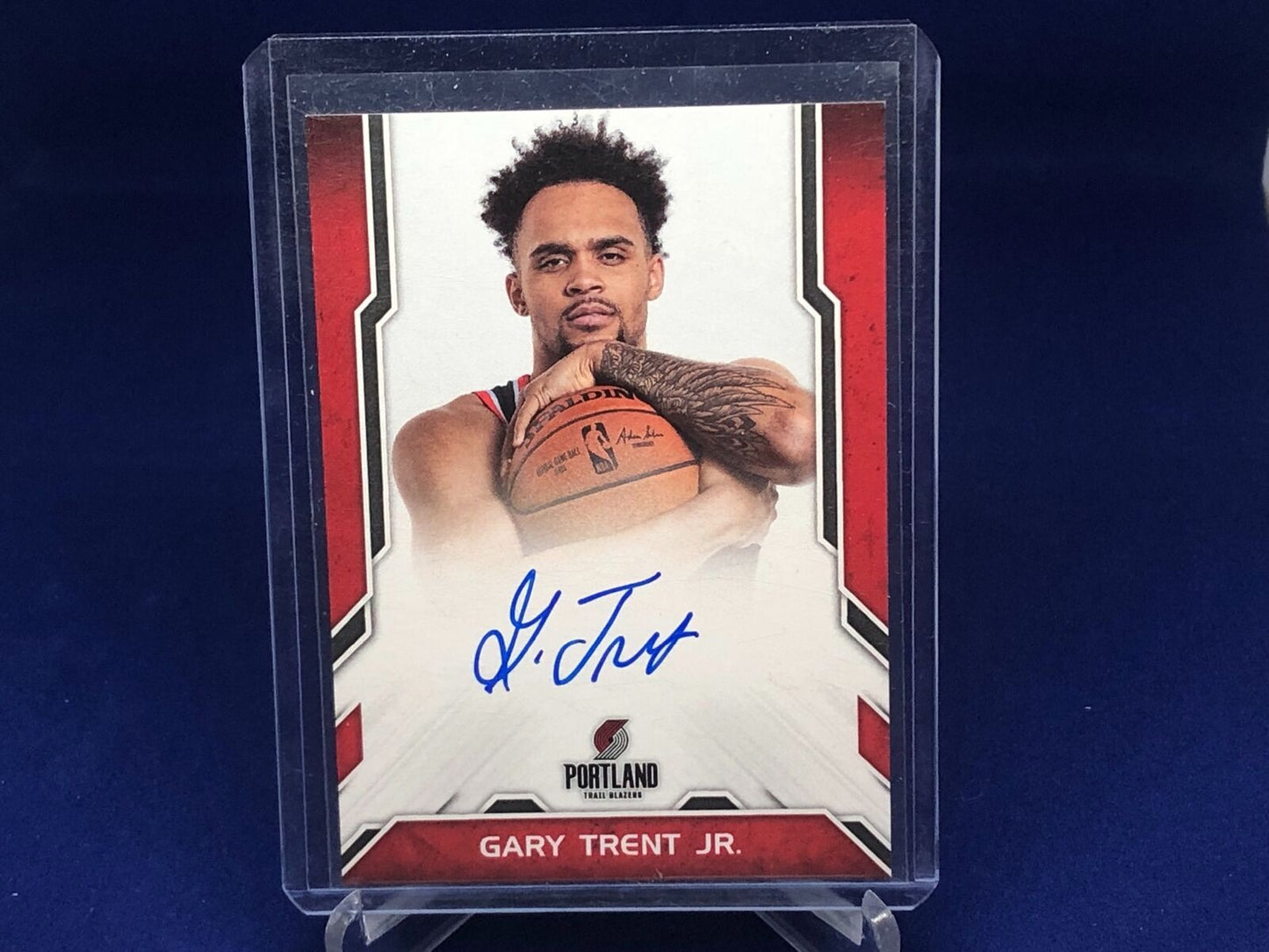 GARY TRENT JR 2018-19 PANINI DONRUSS NEXT DAY ON CARD AUTO RC ROOKIE # 35