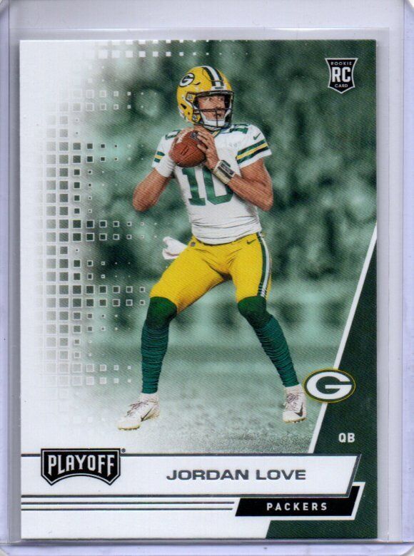 JORDAN LOVE 2020 PANINI PLAYOFF ROOKIE RC #204