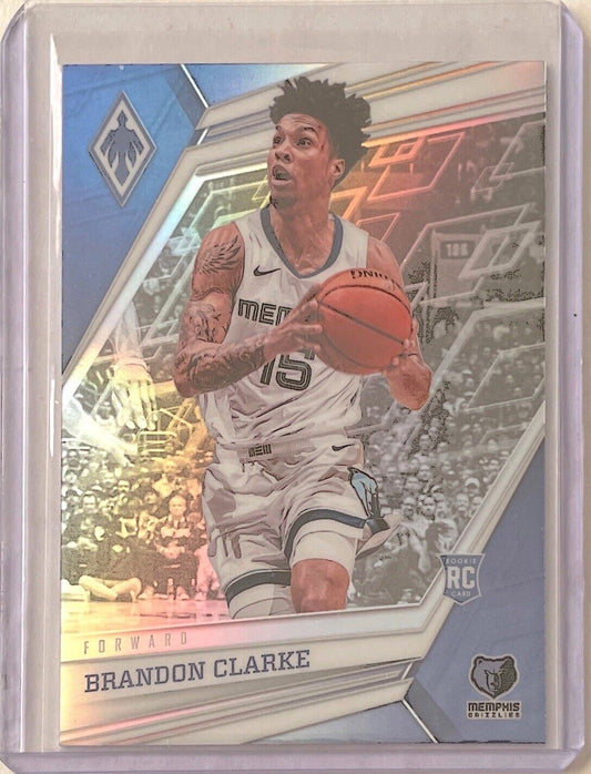 BRANDON CLARKE 2019-20 PANINI CHRONICLES PHOENIX SILVER PRIZM ROOKIE RC #579