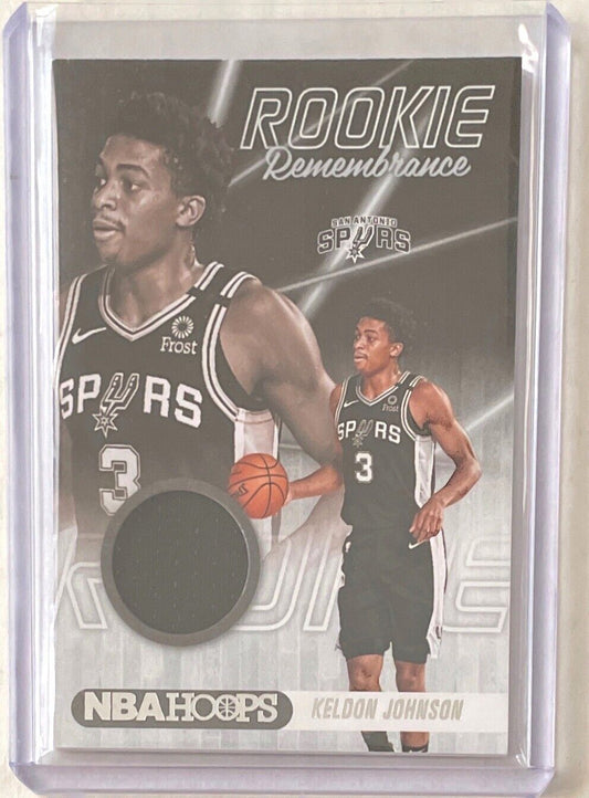 KELDON JOHNSON 2020-21 PANINI HOOPS ROOKIE REMEMBRANCE JERSEY #SS-19