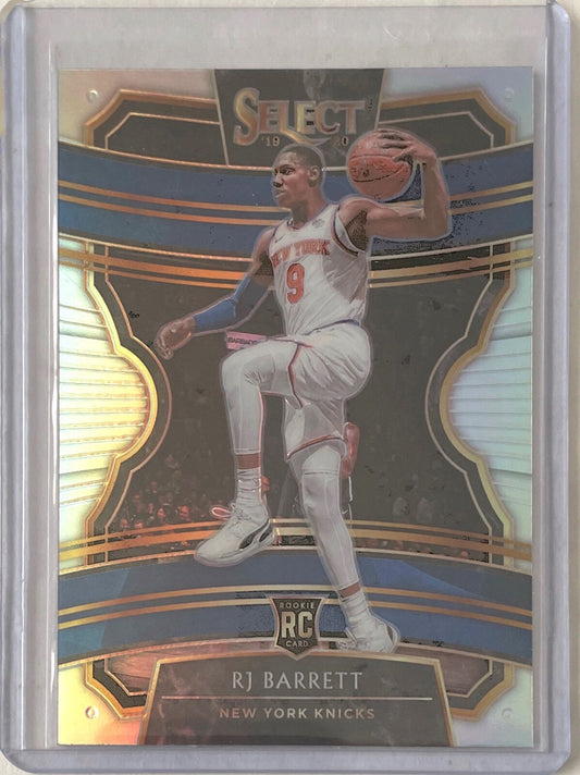 RJ BARRETT 2019-20 PANINI SELECT CONCOURSE SILVER PRIZM ROOKIE RC #21