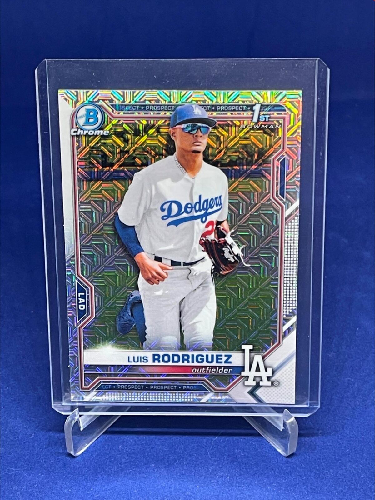 LUIS RODRIGUEZ 2021 TOPPS BOWMAN CHROME 1ST BOWMAN MEGA BOX REFRACTOR # 196