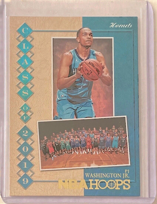 PJ WASHINGTON JR. 2019-20 PANINI HOOPS CLASS OF 2019 HOLO ROOKIE RC #10