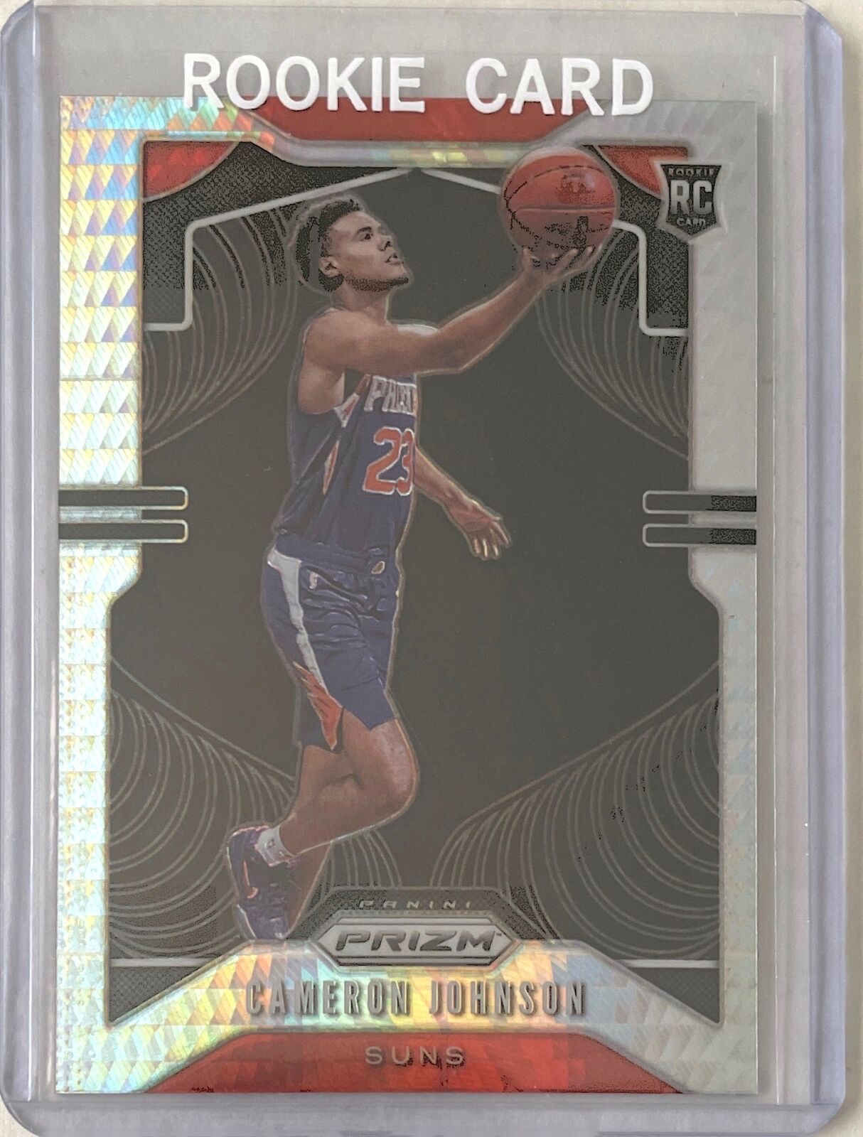 CAMERON JOHNSON 2019-20 PANINI PRIZM SILVER HYPER PRIZM ROOKIE RC #257