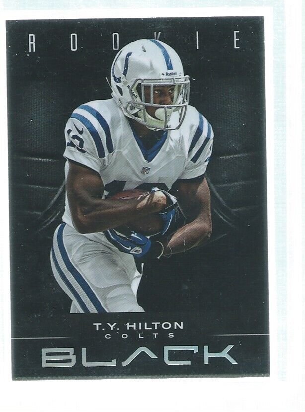 T.Y. HILTON 2012 PANINI BLACK ROOKIE RC #D 23/349