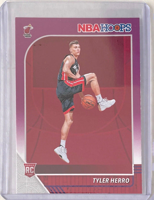 TYLER HERRO 2019-20 PANINI HOOPS PURPLE ROOKIE RC #210