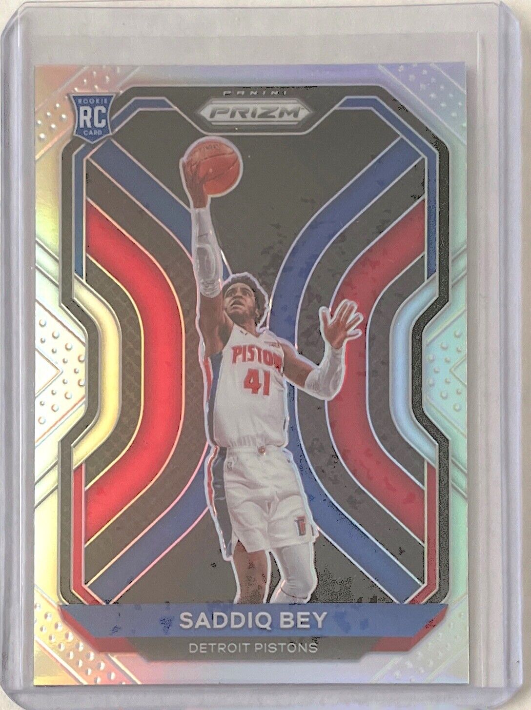 SADDIQ BEY 2020-21 PANINI PRIZM SILVER PRIZM ROOKIE RC #284