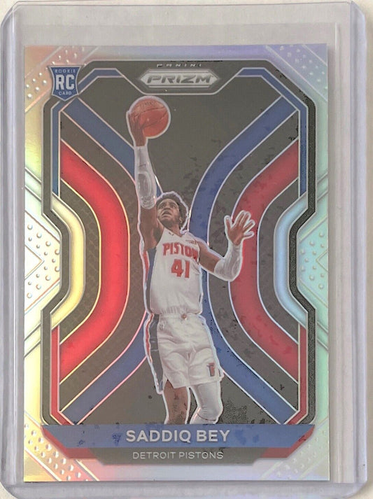 SADDIQ BEY 2020-21 PANINI PRIZM SILVER PRIZM ROOKIE RC #284