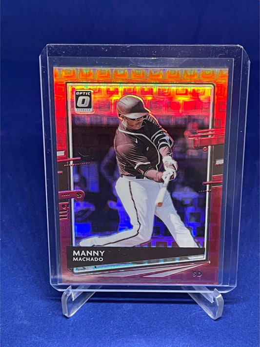 MANNY MACHADO 2020 PANINI DONRUSS OPTIC RED PANDORA HOLO #D 71/79