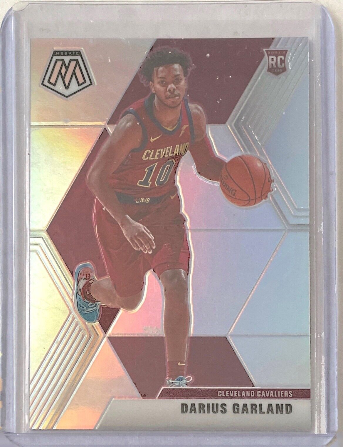 DARIUS GARLAND 2019-20 PANINI MOSAIC SILVER PRIZM ROOKIE RC #249