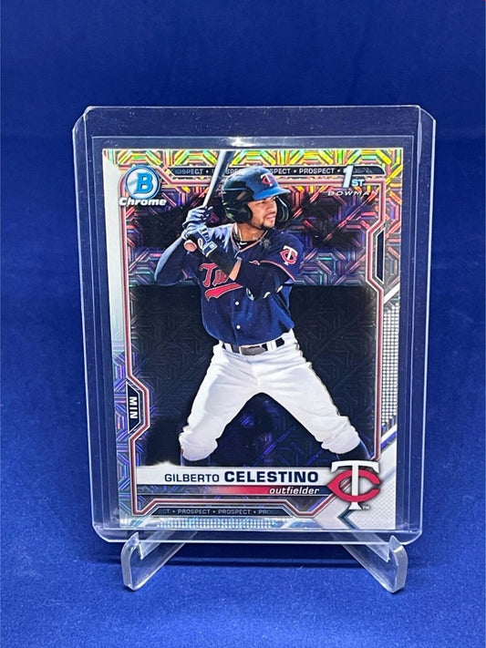 GILBERTO CELESTINO 2021 TOPPS BOWMAN CHROME 1ST BOWMAN MEGA BOX REFRACTOR # 232