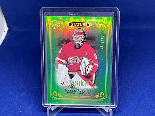 KADEN FULCHER 2019-20 UPPER DECK STATURE GREEN ROOKIE RC #D 19/149