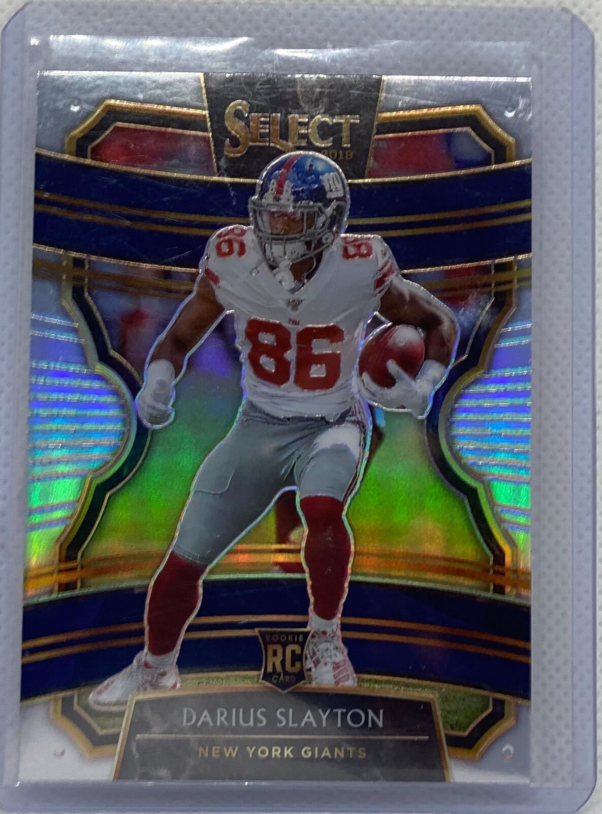 DARIUS SLAYTON 2019 PANINI SELECT SILVER PRIZM ROOKIE RC #39