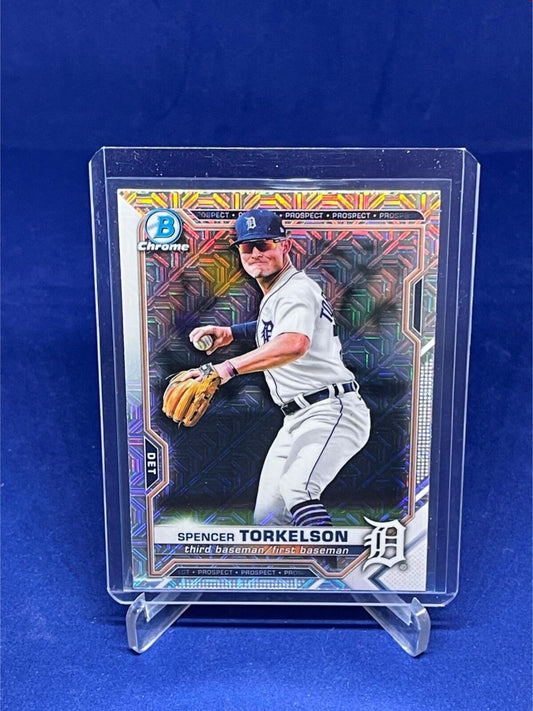SPENCER TORKELSON 2021 TOPPS BOWMAN CHROME MEGA BOX REFRACTOR # 187
