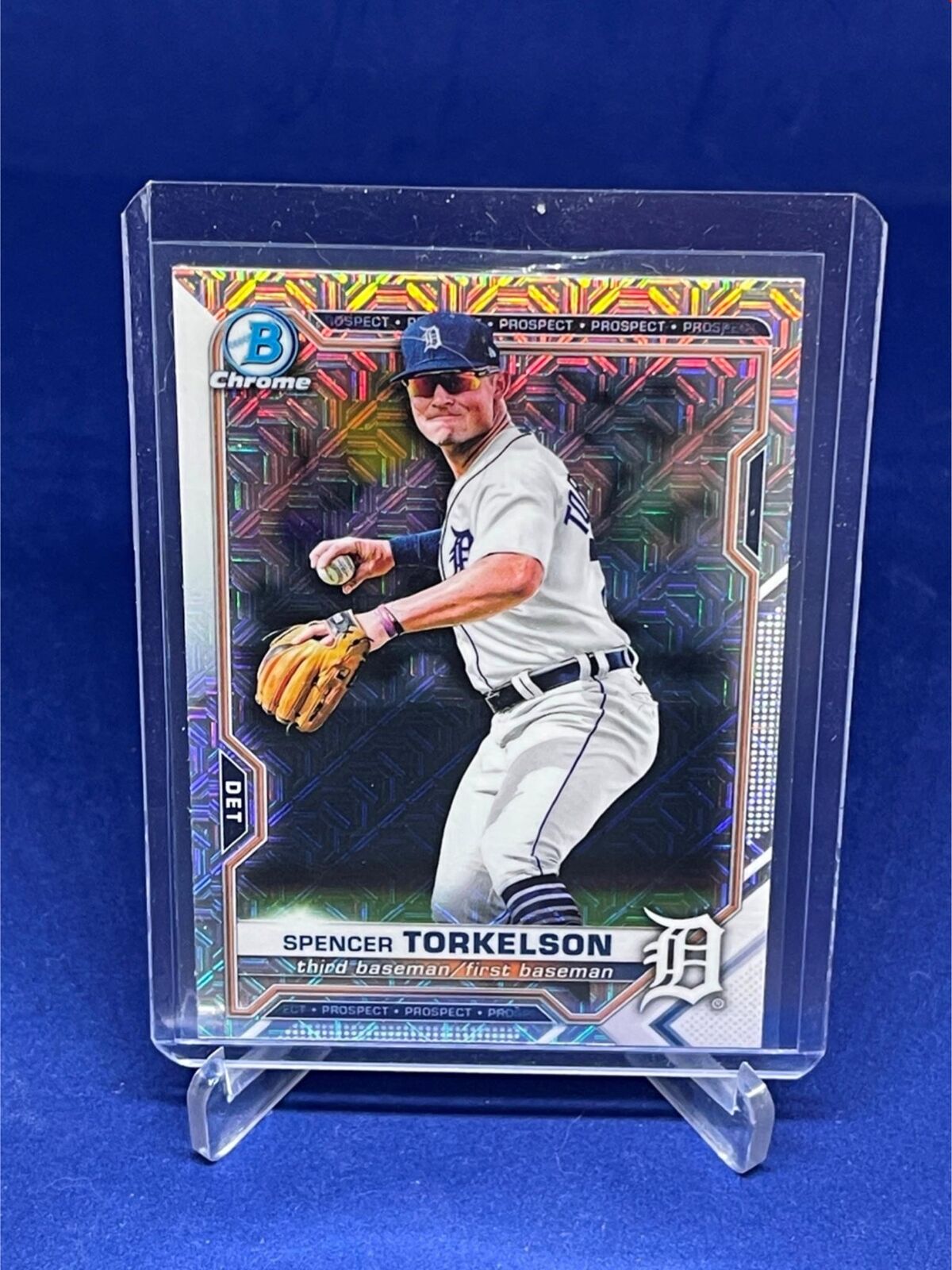 SPENCER TORKELSON 2021 TOPPS BOWMAN CHROME MEGA BOX REFRACTOR # 187