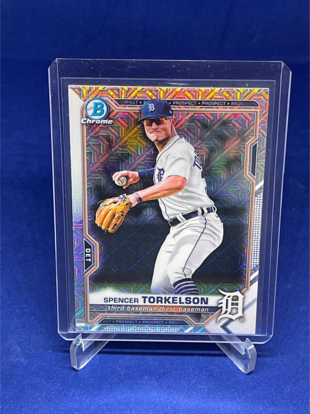 SPENCER TORKELSON 2021 TOPPS BOWMAN CHROME MEGA BOX REFRACTOR # 187