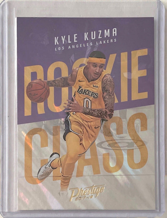 KYLE KUZMA 2017-18 PANINI PRESTIGE ROOKIE CLASS MIST ROOKIE RC #22