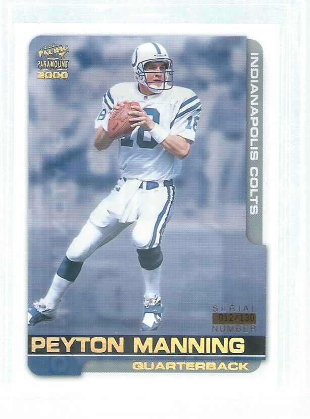 PEYTON MANNING 2000 PACIFIC PARAMOUNT GOLD #D 12/130
