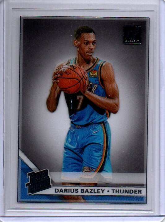 DARIUS BAZLEY 2019-20 PANINI CLEARLY DONRUSS TRUE ROOKIE RC #99