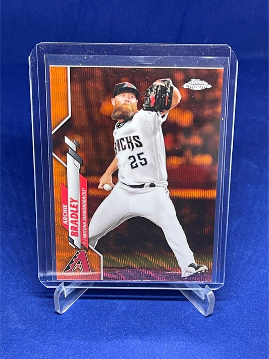 ARCHIE BRADLEY 2020 TOPPS CHROME ORANGE WAVE REFRACTOR #D 25/25