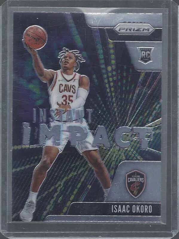 ISAAC OKORO 2020-21 PANINI PRIZM INSTANT IMPACT ROOKIE RC #13