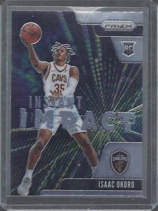 ISAAC OKORO 2020-21 PANINI PRIZM INSTANT IMPACT ROOKIE RC #13