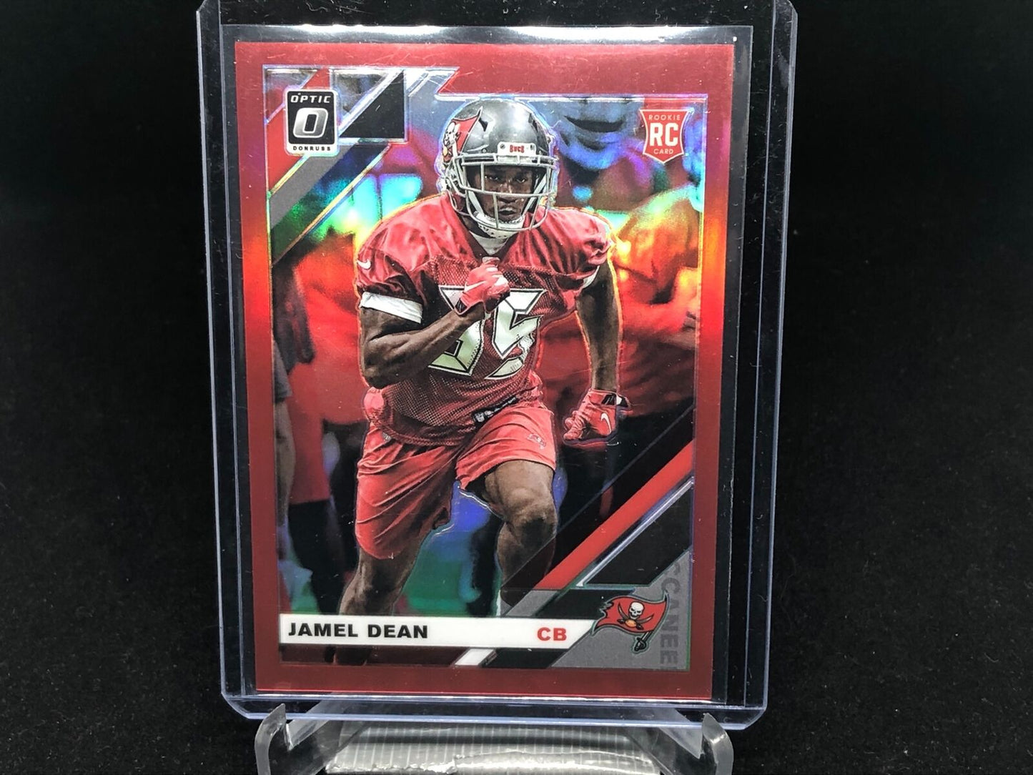 JAMEL DEAN 2019 PANINI DONRUSS OPTIC RED HOLO PRIZM RC #D 36/99