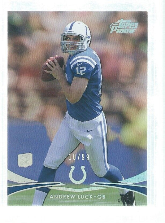 ANDREW LUCK 2012 TOPPS PRIME SILVER RAINBOW RC #D 10/99
