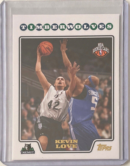 KEVIN LOVE 2008-09 TOPPS ROOKIE RC #200