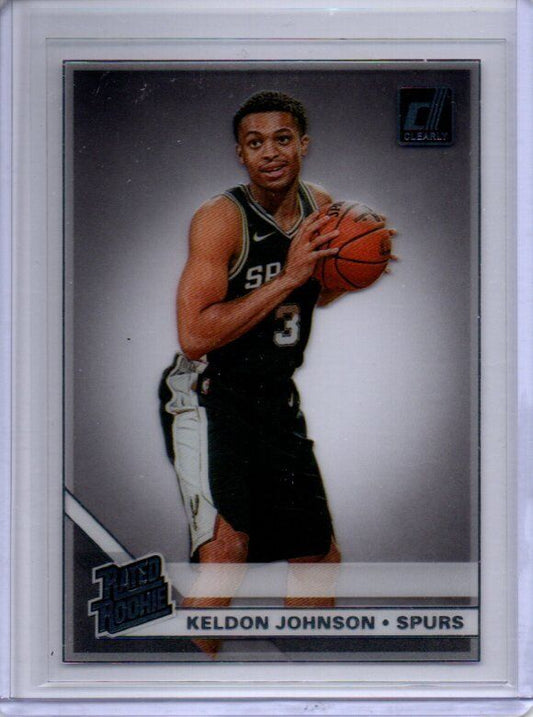 KELDON JOHNSON 2019-20 PANINI CLEARLY DONRUSS TRUE ROOKIE RC #77