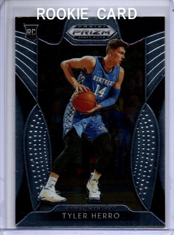 TYLER HERRO 2019 PANINI PRIZM DRAFT PICKS BLUE TRUE ROOKIE RC #15