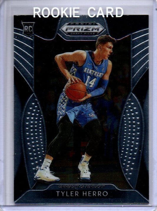TYLER HERRO 2019 PANINI PRIZM DRAFT PICKS BLUE TRUE ROOKIE RC #15