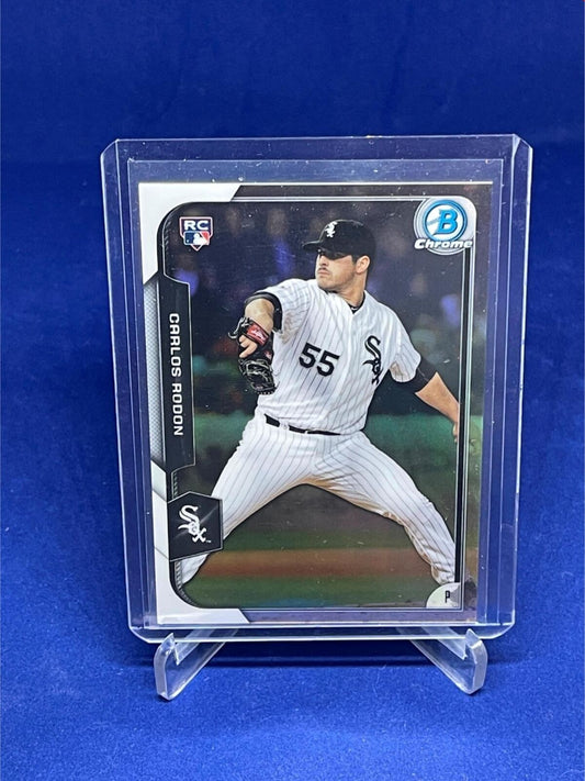 CARLOS RODON 2015 TOPPS BOWMAN CHROME SILVER REFRACTOR RC #D 23/499