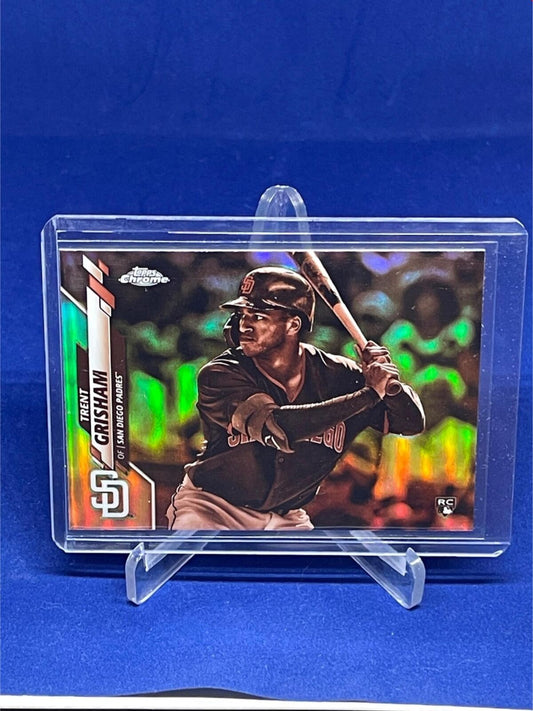 TRENT GRISHAM 2020 TOPPS CHROME SEPIA REFRACTOR ROOKIE RC # 101