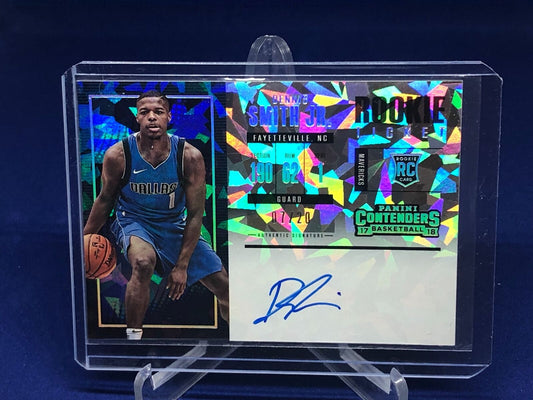 DENNIS SMITH JR 2017-18 PANINI CONTENDERS CRACKED ICE ROOKIE TICKET AUTO RC /20