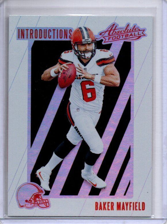 BAKER MAYFIELD 2018 PANINI ABSOLUTE INTRODUCTIONS ROOKIE RC #IN-BM