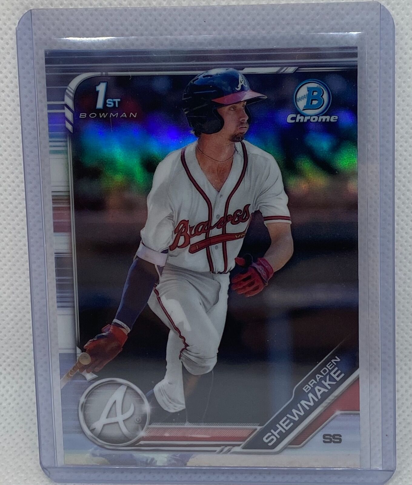 BRADEN SHEWMAKE 2019 TOPPS 1ST BOWMAN PROSPECT CHROME REFRACTOR #BDC-59