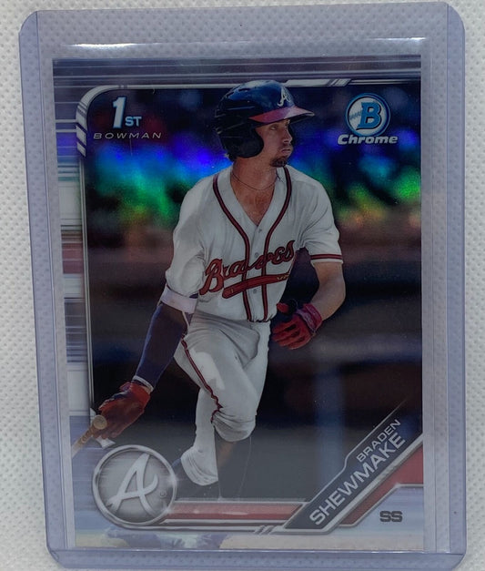 BRADEN SHEWMAKE 2019 TOPPS 1ST BOWMAN PROSPECT CHROME REFRACTOR #BDC-59