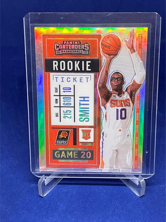 JALEN SMITH 2020-21 PANINI CONTENDERS ROOKIE TICKET VARIATION PREMIUM HOLO RC