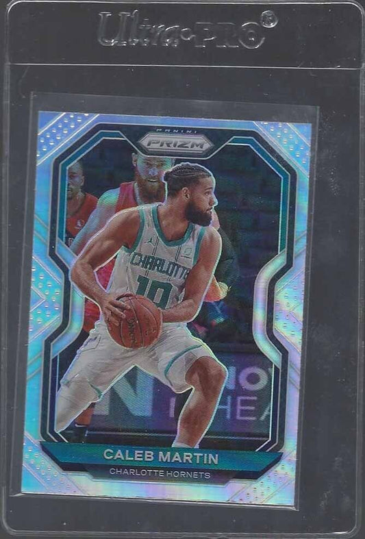 CALEB MARTIN 2020-21 PANINI PRIZM HORNETS ROOKIE SILVER PRIZMS SP RC #276