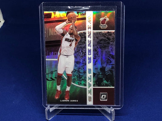 LEBRON JAMES 2019-20 PANINI DONRUSS OPTIC WINNER STAYS SILVER HOLO PRIZM # 20