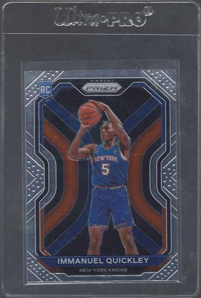 IMMANUEL QUICKLEY 2020-21 PANINI PRIZM KNICKS TRUE ROOKIE RC #296