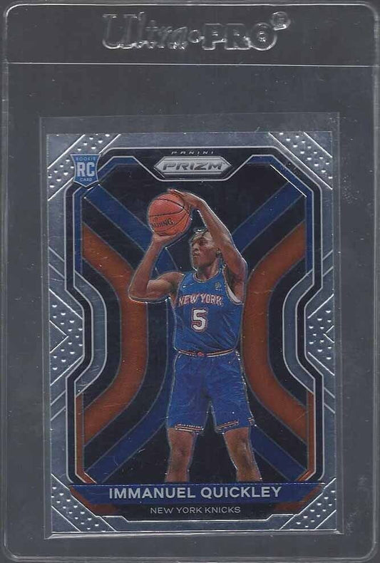 IMMANUEL QUICKLEY 2020-21 PANINI PRIZM KNICKS TRUE ROOKIE RC #296
