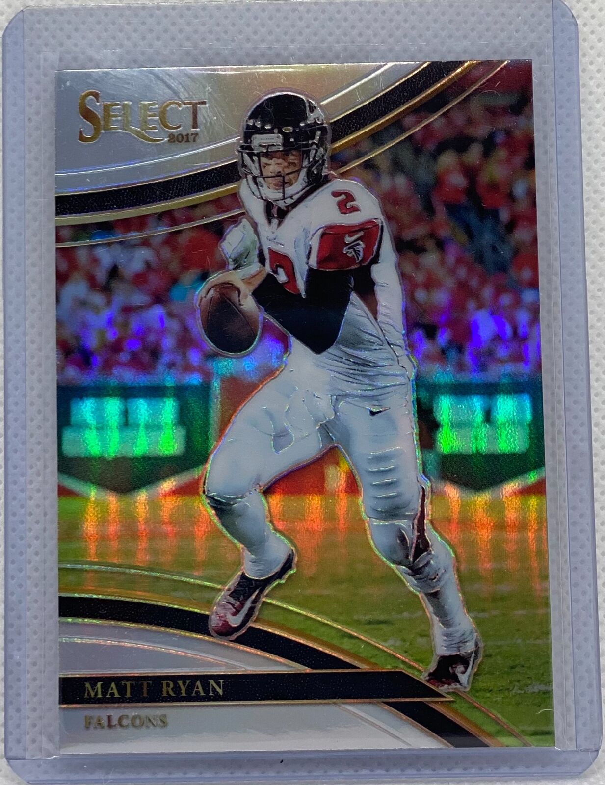 MATT RYAN 2017 PANINI SELECT SILVER FIELD LEVEL PRIZM #295